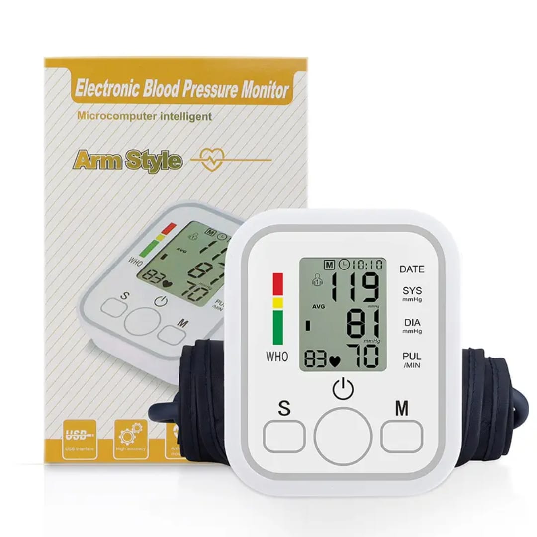Digital Electronic Blood Pressure Monitor – Accurate, Easy & Portable